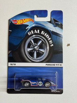 Hot Wheels Real Riders Porsche 917-K с протектор
