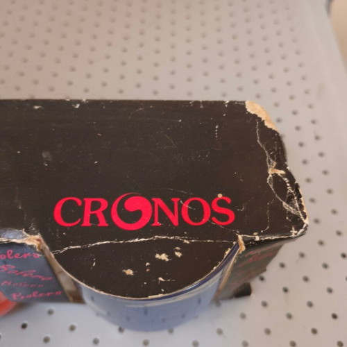 Vintage 1980s Cronos Bolero drinking glasses with oval base, set of 3