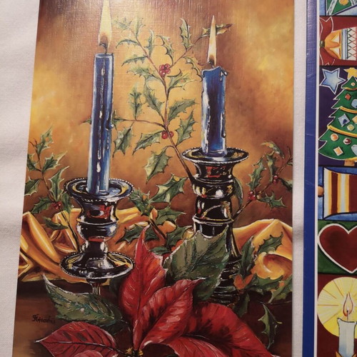 Christmas cards new, pack of 10 large and 5 small