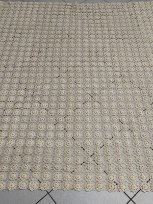 Χειροποίητο Κουβερλί Προίκας καινούργιο, τέχνη βελονάκι