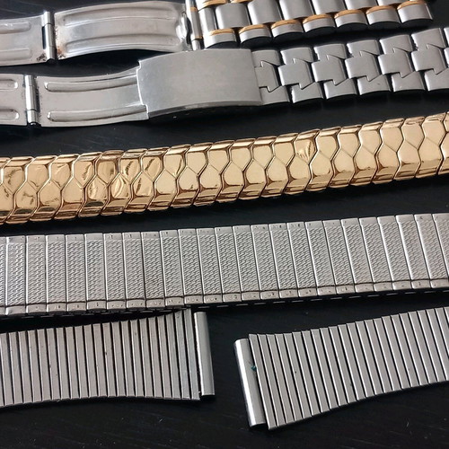 Metal watch bracelets used