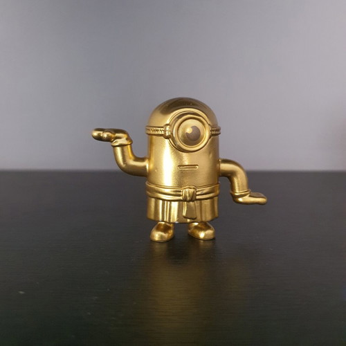 Golden Egyptian Minion figure 2019, used