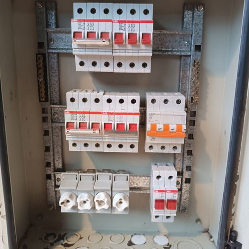 Metal Electrical Panel Three-Row Used
