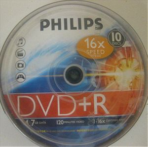 PHILIPS DVD+R P10 (CAKE BOX) 16X