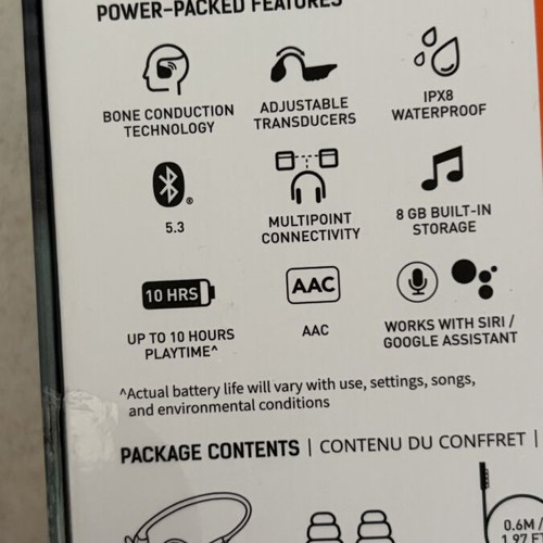 Creative Outlier Free Pro Plus Orange wireless bone conduction headphones new