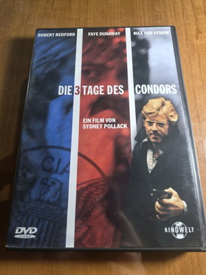 Three Days of the Condor DVD like new, political thriller