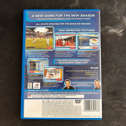 LMA Manager PS2 game used without manual