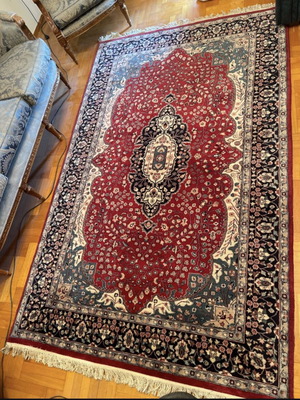 Persian Kirman Rug wool hand-knotted, like new, 2.50 x 1.57 m