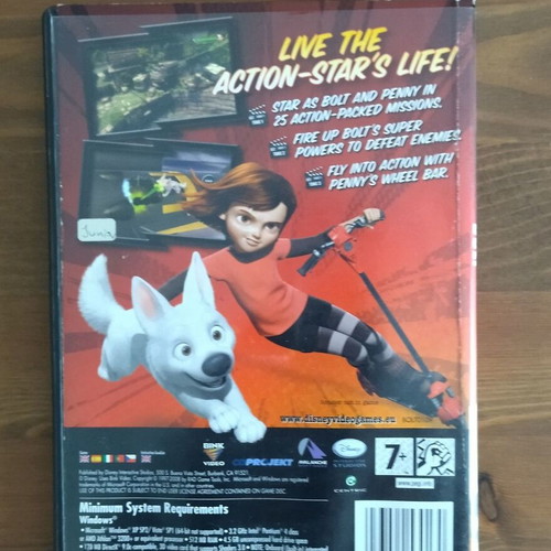 Disney Bolt PC game used in good condition