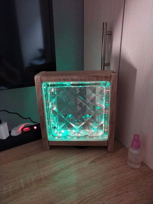 Glass Block LED Decorative Lamp new