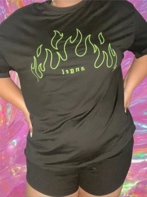 Plus size t-shirt Shein ολοκαίνουργιο, αφόρετο, σε άριστη κατάσταση, μαύρο, XXL