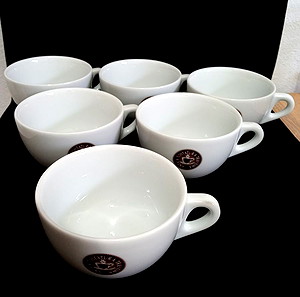 6x Καινουργιες Κουπες Καφε Cappuccino Antica Tostatura Triestina