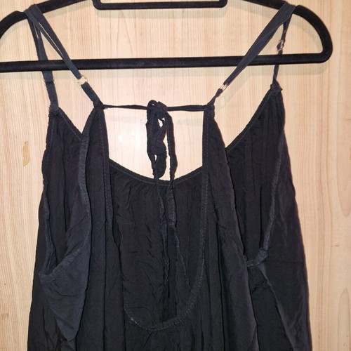 Black summer airy dress size L like new