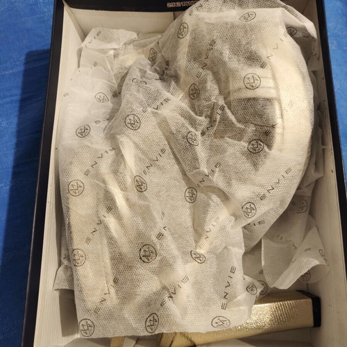 Πέδιλα Envie Shoes χρυσαφί καινούργια, νούμερο 41, τακούνι 12 πόντο