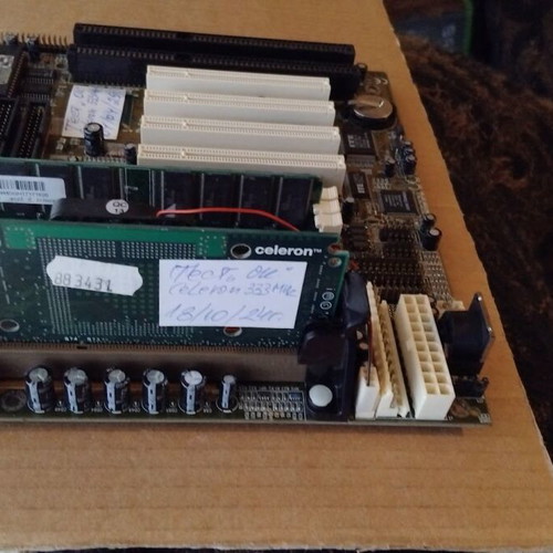 Zida Tomato CreateLX-AT REV:1.06 motherboard used with CPU and RAM