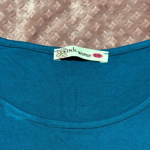 Pink Woman blouse blue size M like new