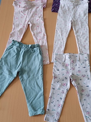 Girls' clothes up to 24 months like new, 17 pieces and 4 sets for 2 years old