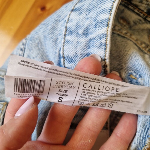 Calliope denim shorts new, size S, blue