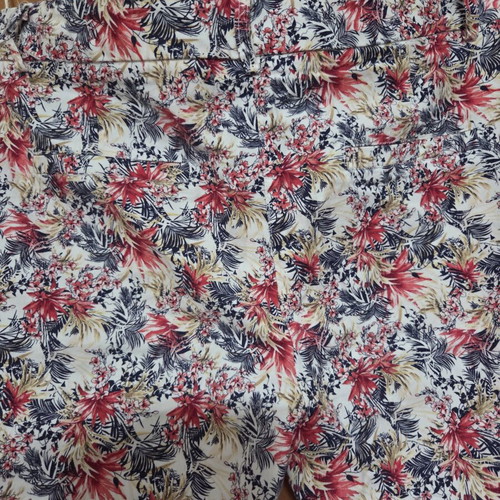 Moutaki summer pants used, colorful, size L