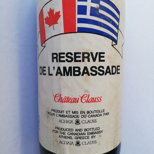 Chateau Clauss Reserve de L'Ambassade 1985 wine like new