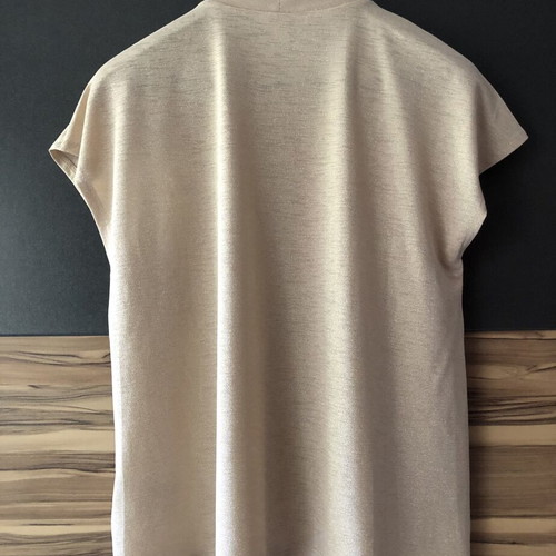 H&M women's blouse like new, gold effect, size M