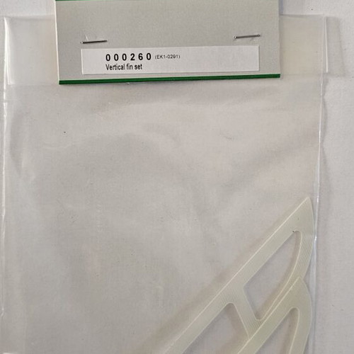 E-Sky EK1-0291 Vertical Fin Set for Honey Bee King II RC Helicopter, like new