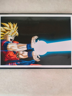 Dragon Ball Z Goku custom printed A4 poster new