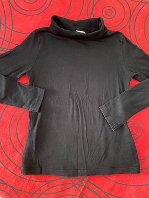 H&M Organic Cotton Kids' Turtleneck Black Like New Size 110/116