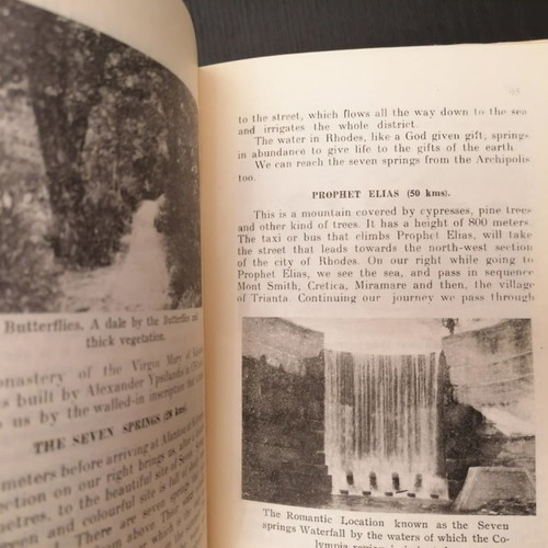Rhodes tourist guide used in English
