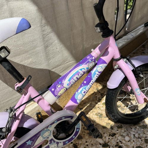 Clermont Candy 14" children's bike, pink/purple