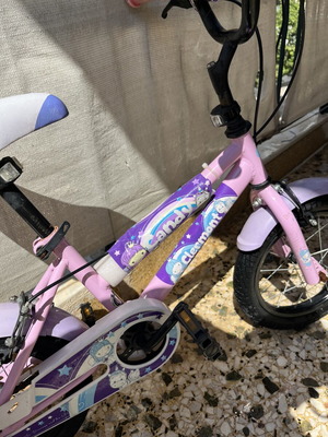 Clermont Candy 14" children's bike, pink/purple