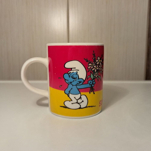 Smurfs Mini Mug collectible, vintage, new from p:os Germany