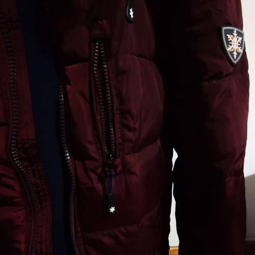 Ice Tech men's jacket used, burgundy, size XL