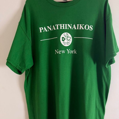 T-shirt Panathinaikos New York Club συλλεκτικό, σαν καινούργιο, μέγεθος XL πράσινο