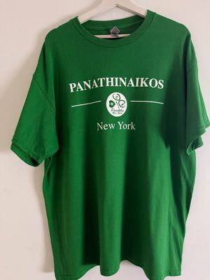 T-shirt Panathinaikos New York Club συλλεκτικό, σαν καινούργιο, μέγεθος XL πράσινο
