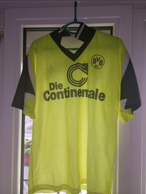 Borussia Dortmund replica shirt used, 1990-91 coach jersey