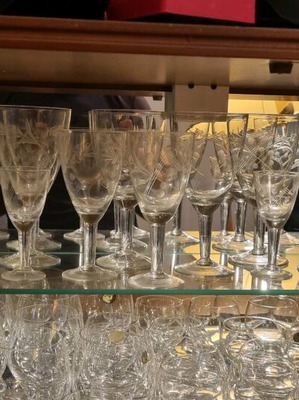 RONA 6629 Bohemian Crystal Glasses, pack of 23