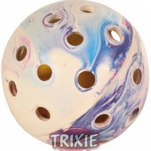 Trixie dog toy 7cm with bell rubber new