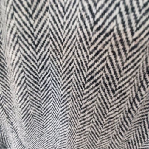 Naf Naf women's coat gray herringbone like new