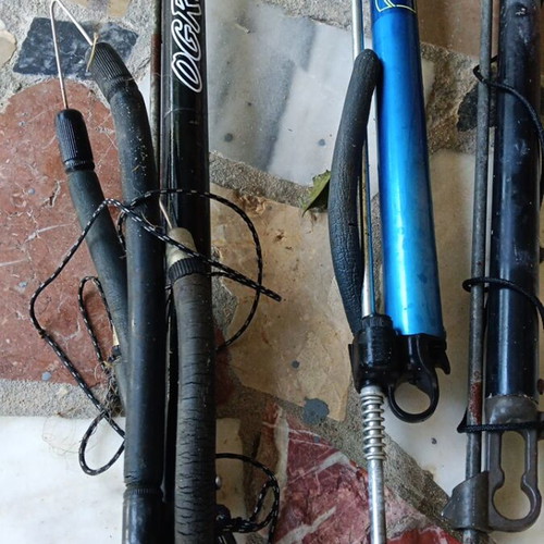 Ψαροτούφεκα μεταχειρισμένα, σετ 3 για ανακατασκευή