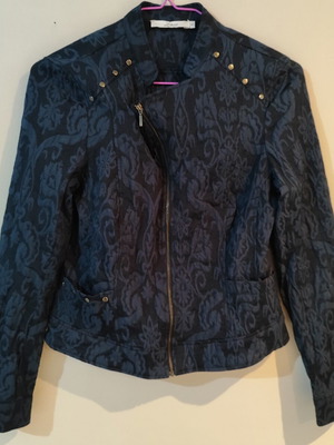 Zbiz women's jacket size S dark blue like new