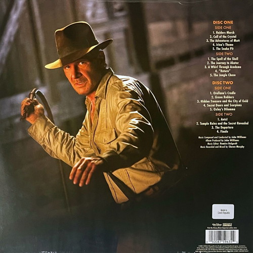 Indiana Jones and the Kingdom of the Crystal Skull Bronze Vinyl 2LP New