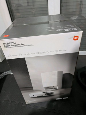 Xiaomi 5 Pro Robot Vacuum New for Sweeping and Mopping White