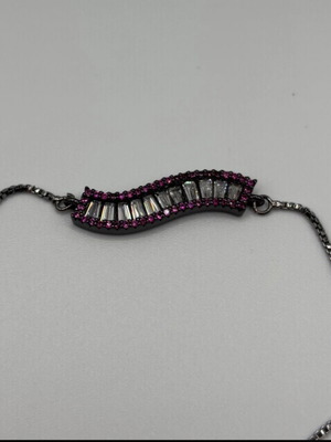 Bracelet with chain and strass like new