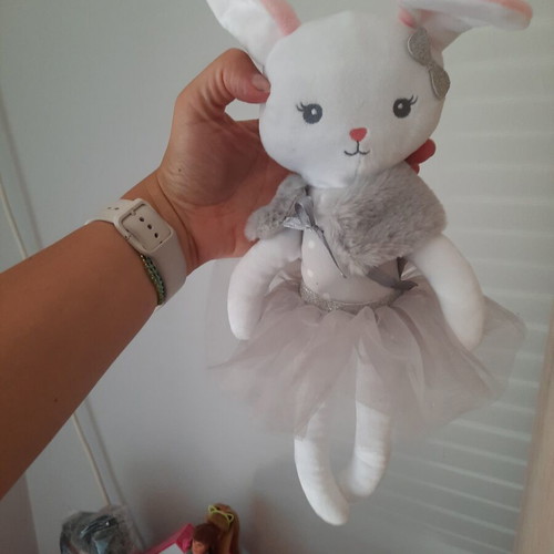 Lolly Puffs plush ballerina bunny doll, Amek Toys Tedsy
