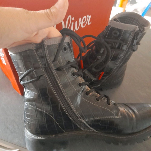 S.Oliver boots used, size 37, black
