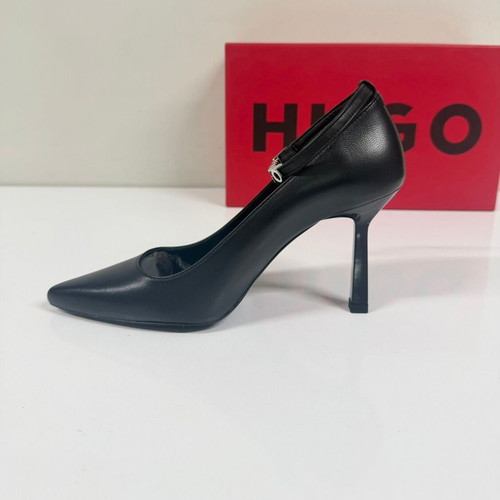 HUGO Ines Pump 90 new natural leather, black