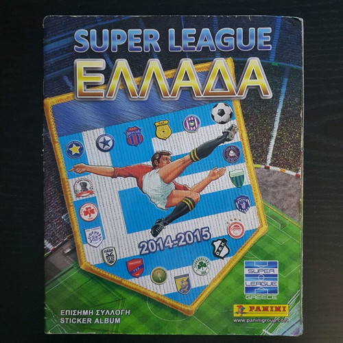 Panini Super League 2014-2015 Album used, 100% complete