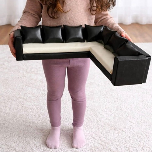Handmade Corner Sofa for Barbie Dolls New