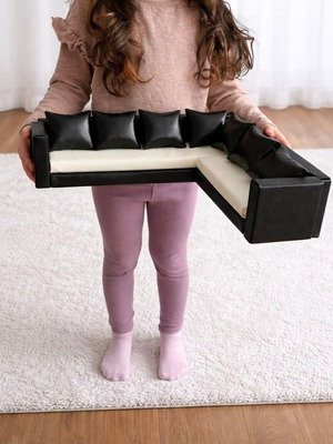 Handmade Corner Sofa for Barbie Dolls New